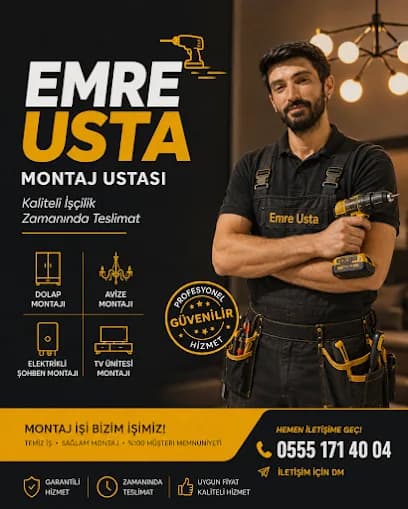 Usta Montaj - Antalya Ev Montaj Hizmetleri, Marangoz ve mutfak mobilyası