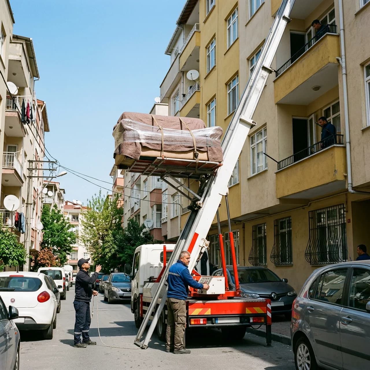 Cengiz Asansörlü Evden Eve Nakliyat, Furniture Lift Rental