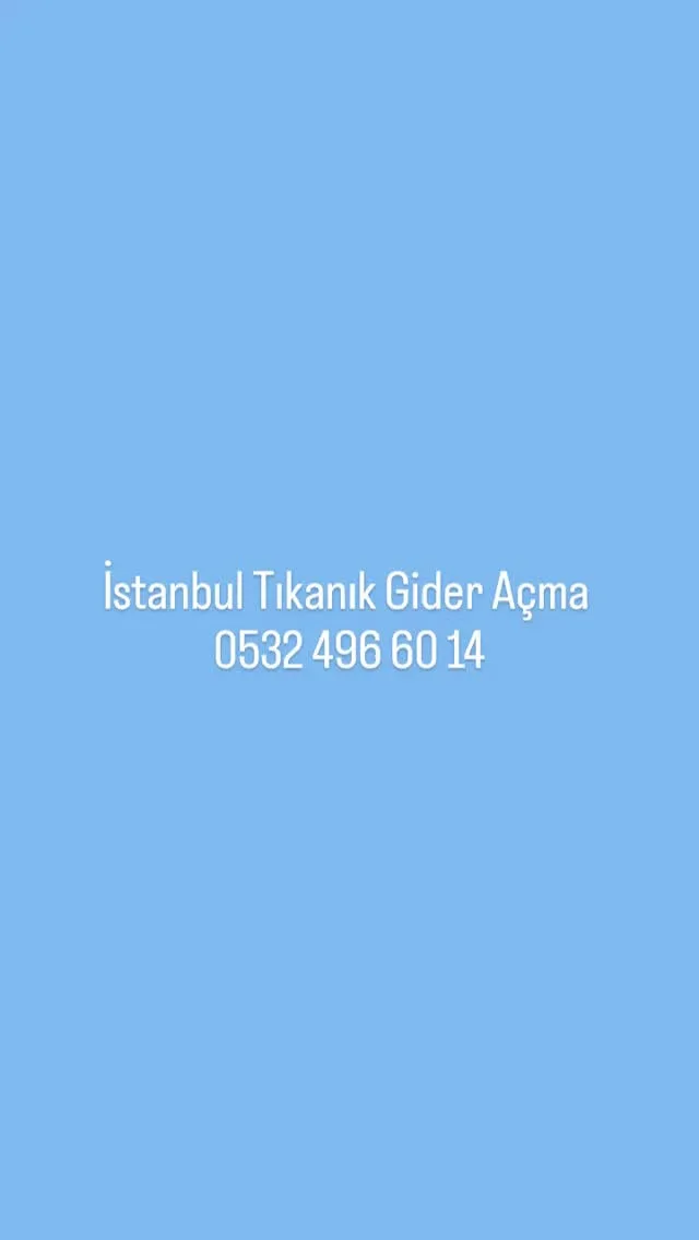 İstanbul Tıkanıklık Gider Açma ve Su Tesisat Servisi work sample 2