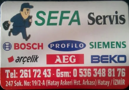 Beyaz Eşya Servisi - SEFA - Özel Servis, Beyaz eşya servisi