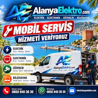 AlanyaElektro Elektrik Elektronik Diafon Kamera Alarm Tesisat Bilgisayar Bakım Onarım Tamir Tadilat, Beyaz eşya servisi