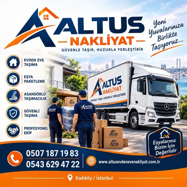Altus Evden Eve Nakliyat (İstanbul Kadıköy Balıkesir Akçay ), Furniture Lift Rental