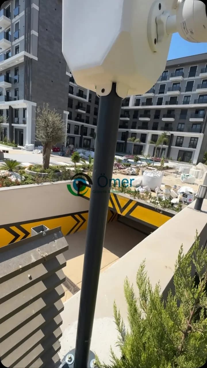 ÖMER GÜVENLİK VE İLETİŞİM SİSTEMLERİ · Kamera kulumu ve montajı Antalya work sample 4