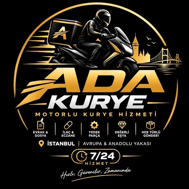 ADA MOTORLU KURYE, Kurye ve teslimat