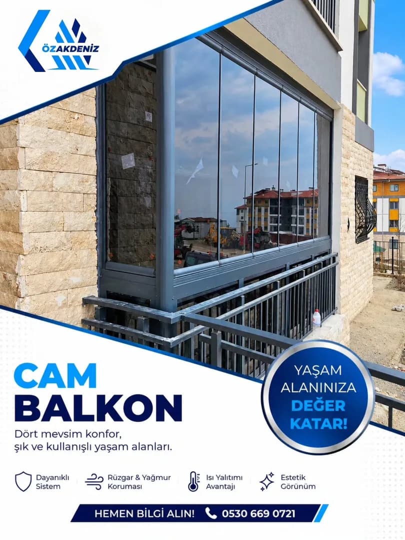 Özakdeniz Cam Balkon Sistemleri work sample 3