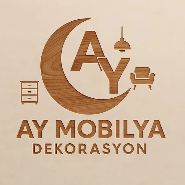 Ay Mobilya ahşap Dekarasyon ufuk yanık, Wooden Decoration