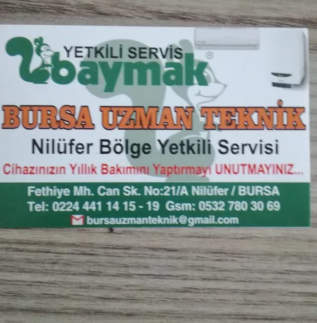 Baymak Nilüfer Yetkili Servis-Bursa Uzman Teknik, Arçelik Air Conditioner Service