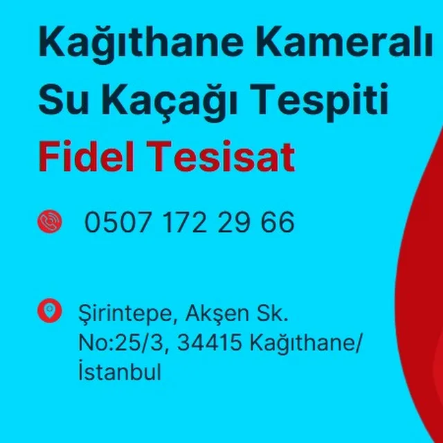 Kağıthane Kameralı Su Kaçağı Tespiti - Fidel Tesisat, Gömme Rezervuar İç Takımı Değişimi