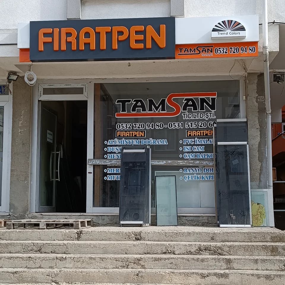 TAMSAN YAPI Çerkezköy Pvc-kapı-Aluminyum-CamBarkon-Sürgülü Sineklik Pencere- Sistemleri____FIRATPEN_ YETKİLİ_ ÜRETİCİ_ BAYİİ, Alüminyum Doğrama