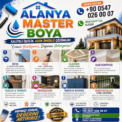 Alanya Master boya tadilat work sample 2