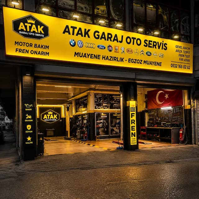 Atak Garaj Oto Servis Hizmetleri, Car Maintenance